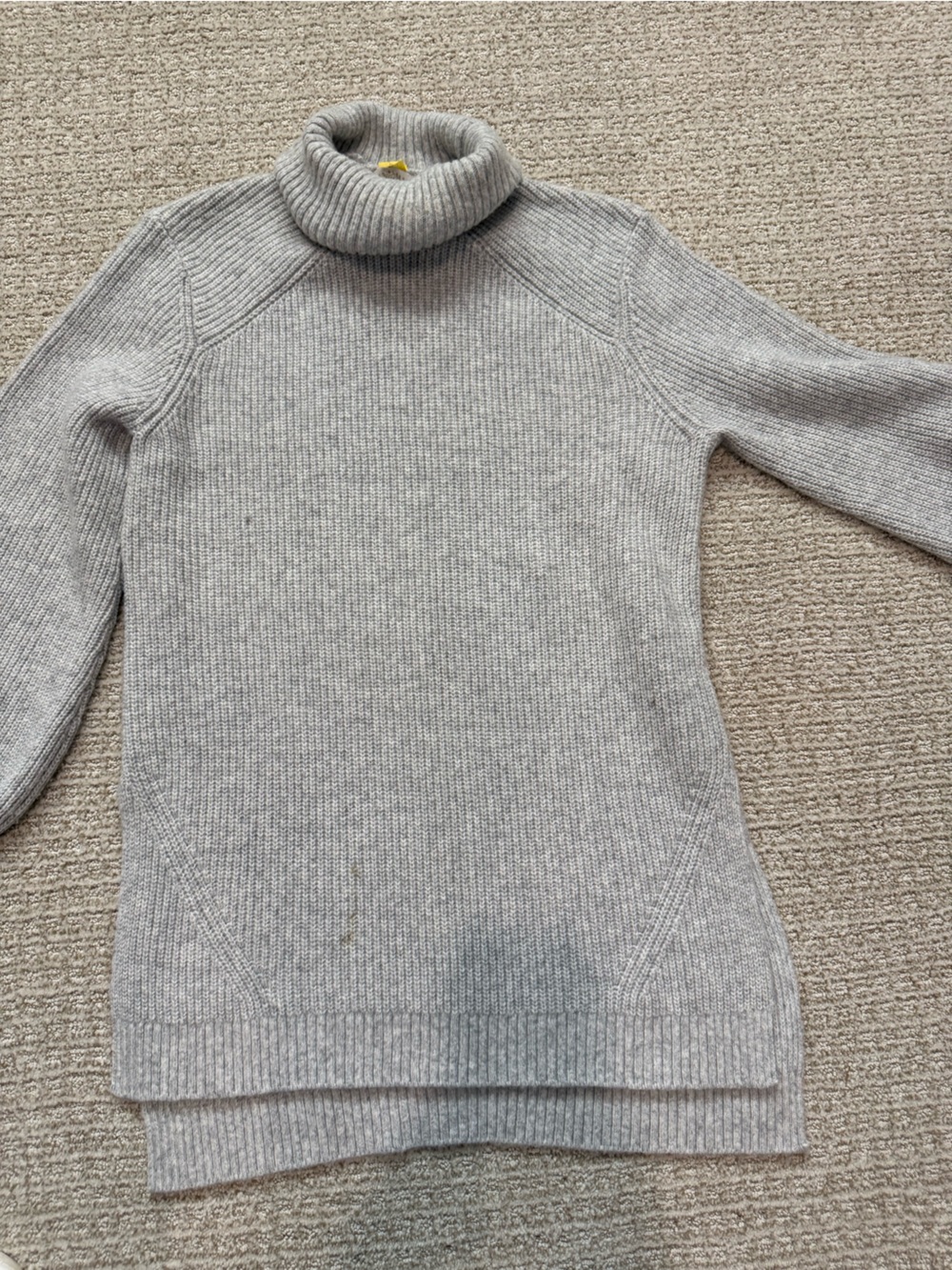 Ted Baker London Taupe Cowl Neck Knit Sweater